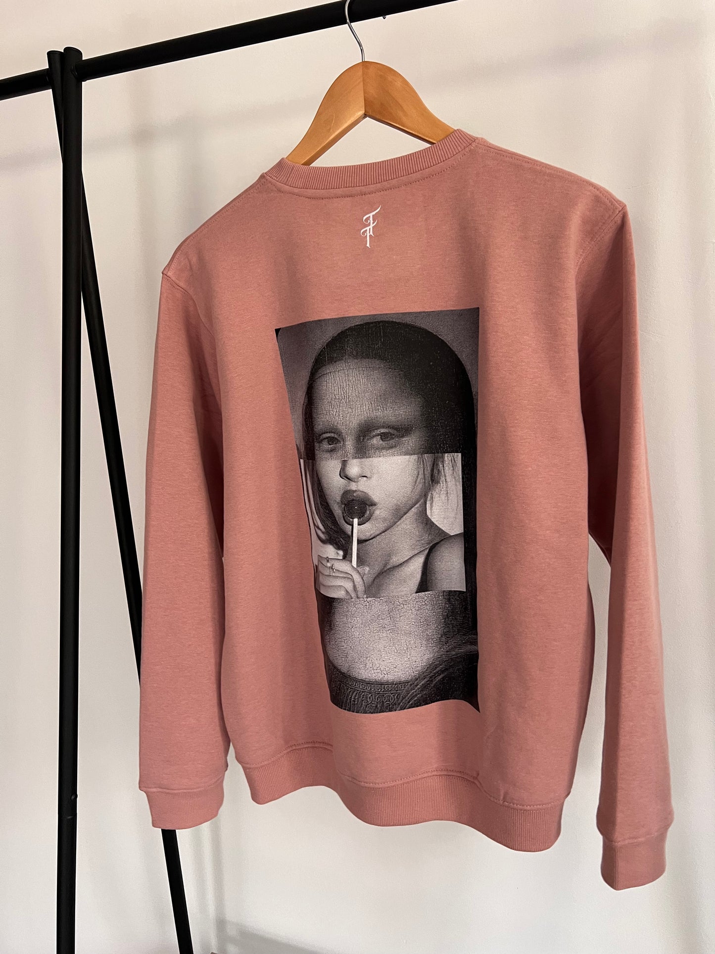 Sudadera Rosa palo MonaLisa unreal